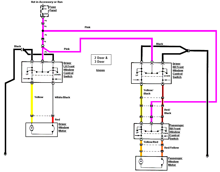 Universal Power Window Wiring Diagram from www.veryuseful.com