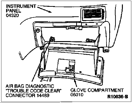 Ford air bag diagnostic code #9